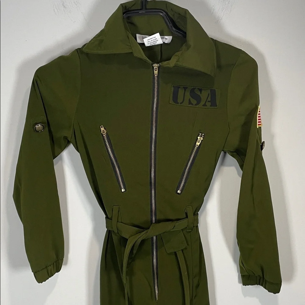 Kids Halloween Military Costume with Hat included